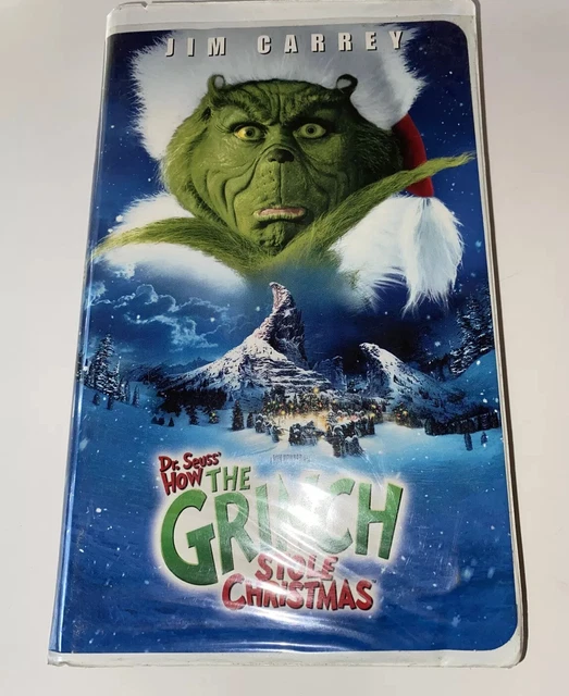 HOW THE GRINCH Stole Christmas (VHS, 2001, Clamshell) Dr. Seuss Jim