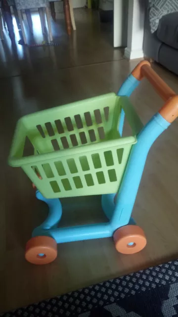Elc wooden shopping shop trolley