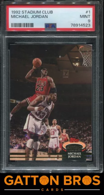 1992 Stadium Club #1 Michael Jordan PSA 9 MINT