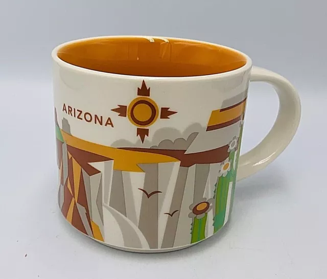 Starbucks Arizona  Coffee Mug Cup You Are Here Series  2016 Grand Canyon EC