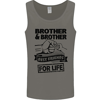 Brother & Brother Friends for Life Funny Mens Vest Tank Top