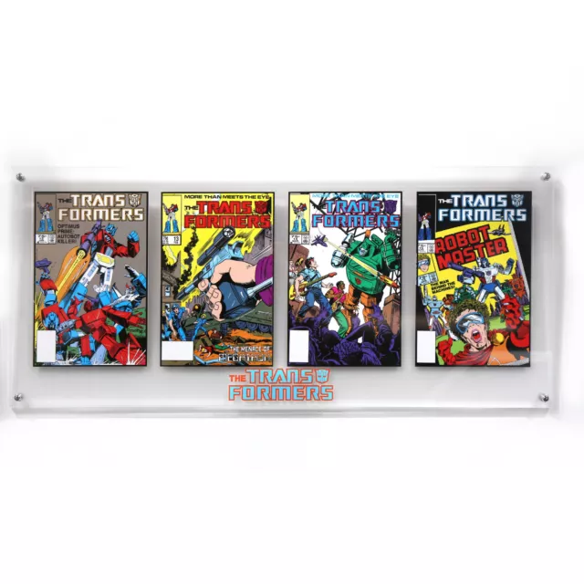 Transformers Acrylic Wall Mounted Quad Comic Display *Comics Not Included