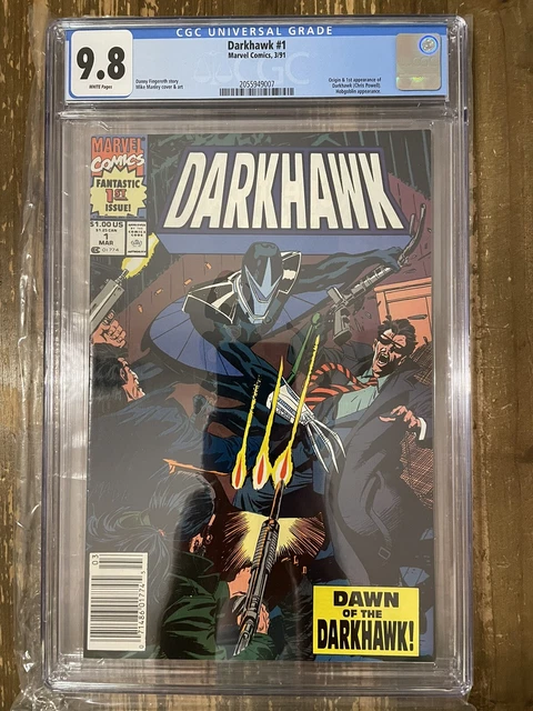 Darkhawk #1 Newsstand Variant CGC 9.8 First Appearance 1991 UPC Barcode Copy