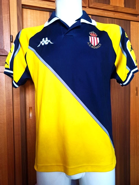 Maillot Vintage AS Monaco 2001-2002 - Kappa - Panucci N°2 - Domicile - Taille XL