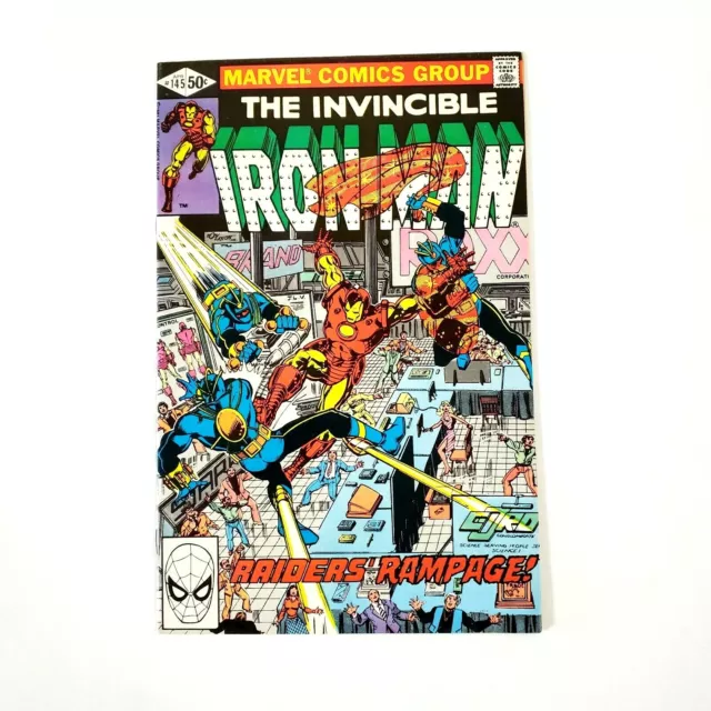 Invincible Iron Man #145 April 1981 Marvel Comic Book John Romita Jr. Art