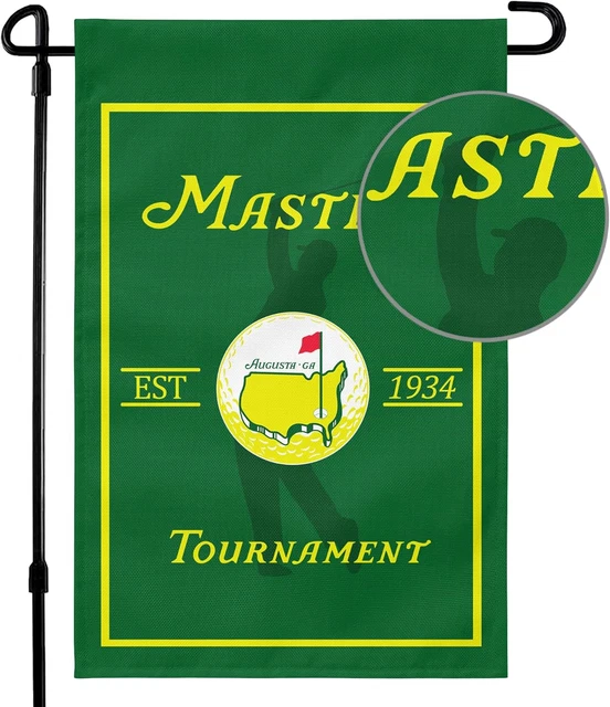 MASTERS TOURNAMENT GOLF Garden Flag Augusta National Golf 12X18 Garden