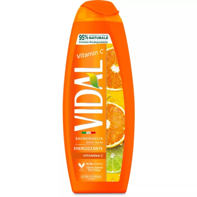 Vidal Bagnodoccia Energizzante Vitamina C Body Wash 500 Ml