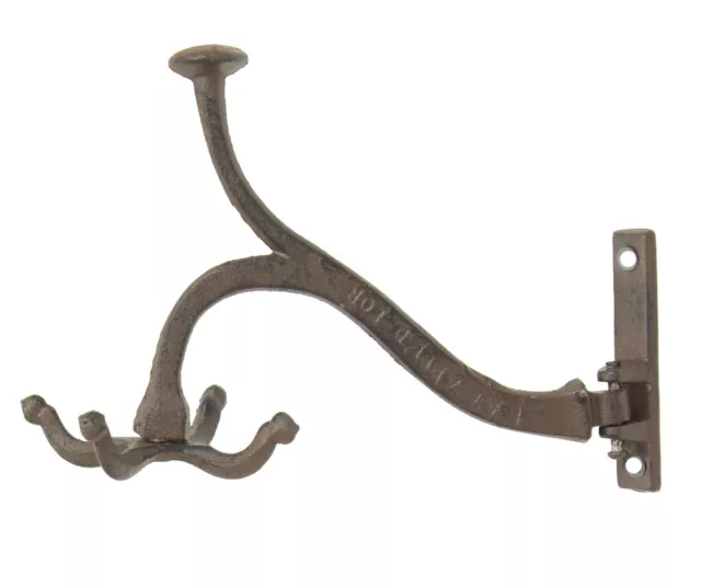 Rotating Wall Hook Coat Rack Hat Spinning Key Holder Antique Style Cast Iron