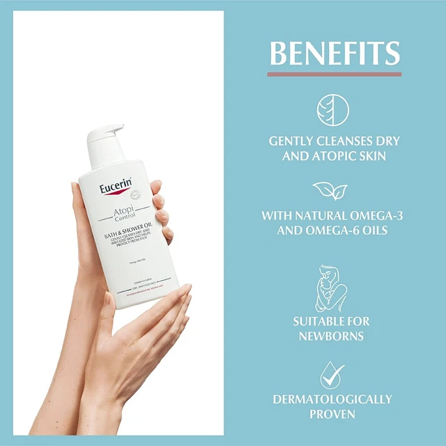 Aceite de baño y ducha Eucerin AtopiControl 400 ml