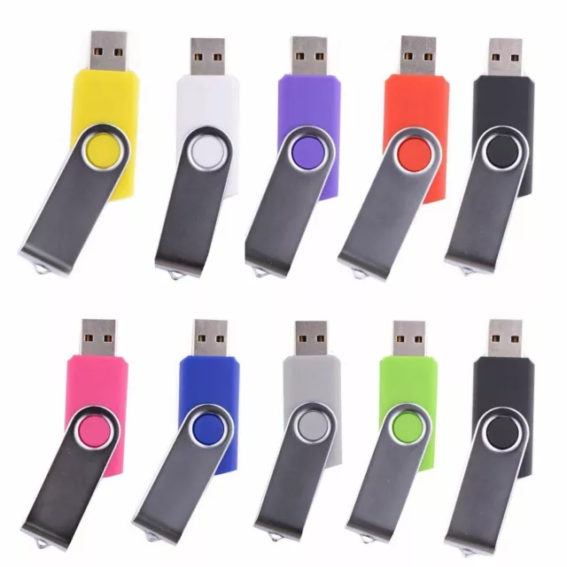 WHOLESALE 5/10/20/100 PACK USB Flash Drive Memory Stick Pendrive Thumb