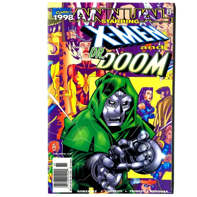 X-Men & Doctor Doom Annual 1998 Marvel VF/NM Wolverine Gambit Nightcrawler