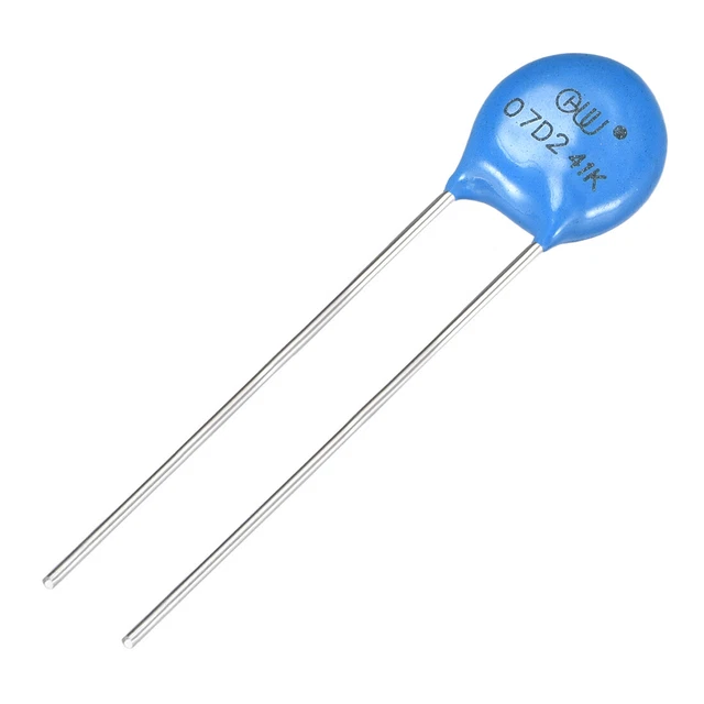 10Pcs Voltage Dependent Resistors AC 150V 7D241K Radial Disc Varistors