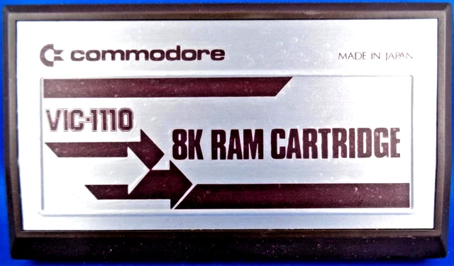 Commodore VIC- 1111 16K Ram Cartridge Expansion – Get A Grip & More