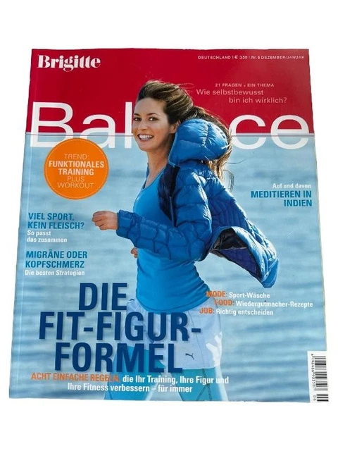 BRIGITTE BALANCE MAGAZINE N°8 Déc/Jan Fitness Santé EUR 4,95 - PicClick FR
