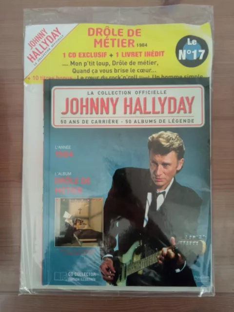 JOHNNY HALLYDAY drole de metier 1984 - LIVRE + CD RARE sous Cello