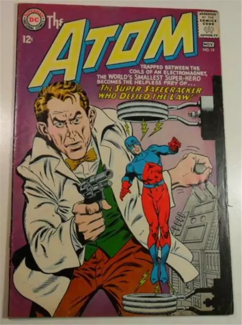 The Atom #15 Dc Comics Nov 1964 Gil Kane F/Vf 7.0