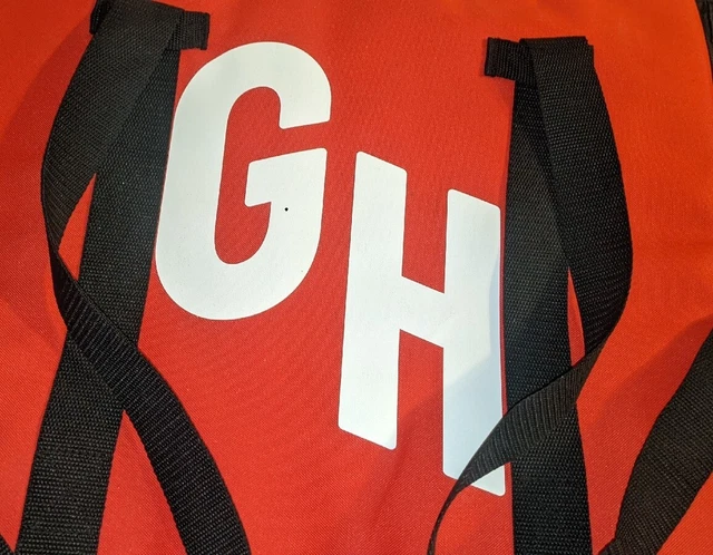 Grubhub Official Large (19"x20"x10") Insulated Food Delivery Carrying Bag Red