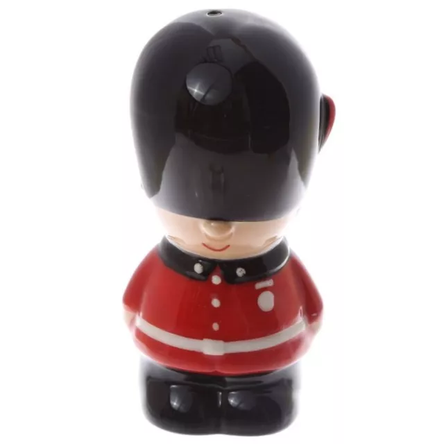 Salt And Pepper Shaker Cellar Pots Porcelain Ceramic Set - London Guardsmen 3