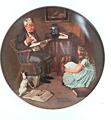 Knowles collector plates "The Storyteller" First edition in Fine China 1983 2