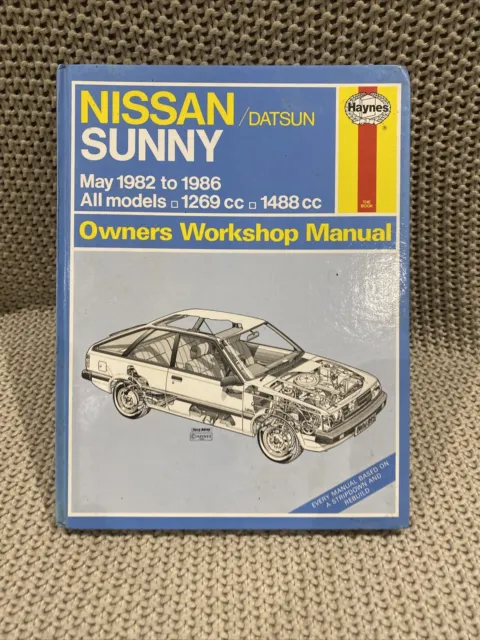 Nissan/Datsun Sunny (B11) Haynes Workshop Manual May 1982-1986