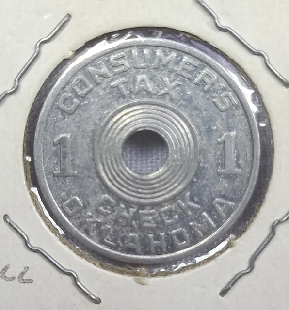 OKLAHOMA CONSUMERS TAX CHECK & OLD AGE ASSISTANCE TOKEN TC# 247853 ask4bud