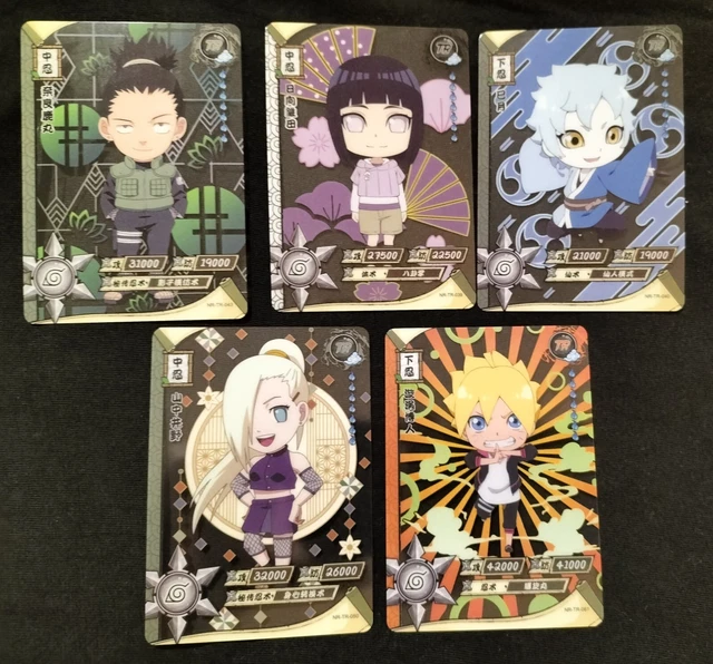 CARTE BORUTO HINATA Naruto Next Generations Burger King