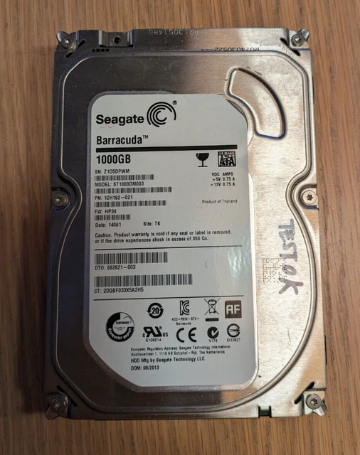 PCB pour disque dur 3,5″ SATA 1TB Seagate ST31000528AS, carte 100574451