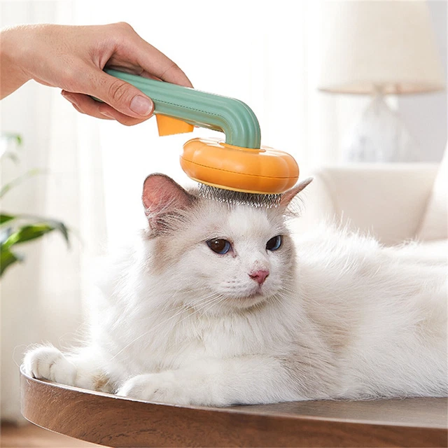 Pet Hair Remover Dog Cat Comb Grooming Massage Deshedding Self Cleaning Brush 9