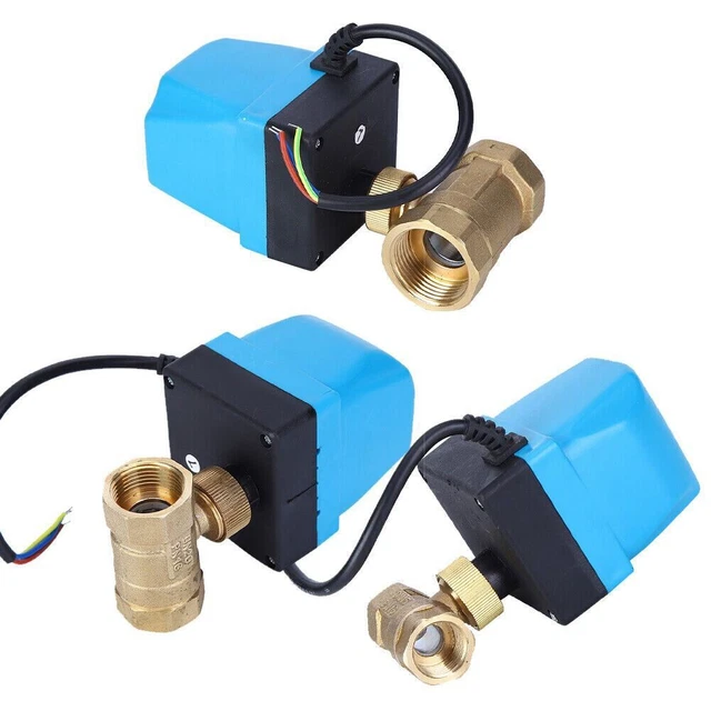 Time Way Valve Electric Ball Valve with Large Working Temperature Range