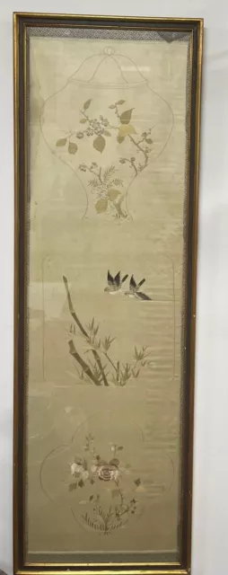 Chinese embroidery on silk, Qing dynasty