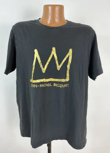 Jean-Michel Basquiat Uniqlo SPRZNY T-Shirt XL Crown Black Pop Art Hipster Warhol