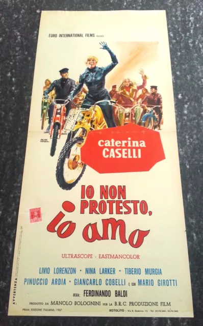 Locandina - IO NON PROTESTO, IO AMO - Caterina Caselli - 1967