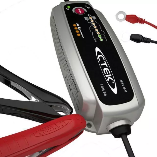 CTEK Multi MXS 5.0 12V SMART Fully Automatic Battery Charger UK PLUG 3