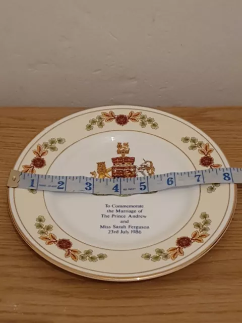 Prince Andrew to Sarah Ferguson Plate 1986