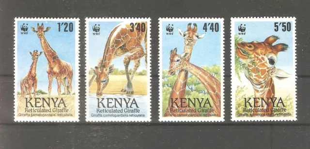 Giraffe WWF 1989 Kenia 481/484 postfrisch