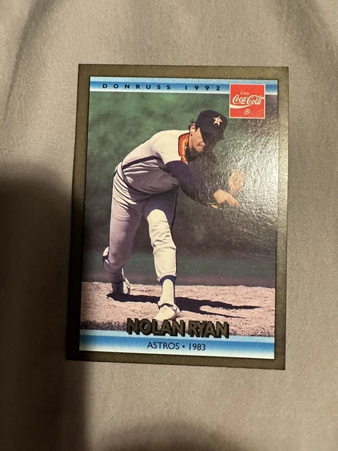 1992 Donruss Coca-Cola Nolan Ryan Career Series - #17 Nolan Ryan