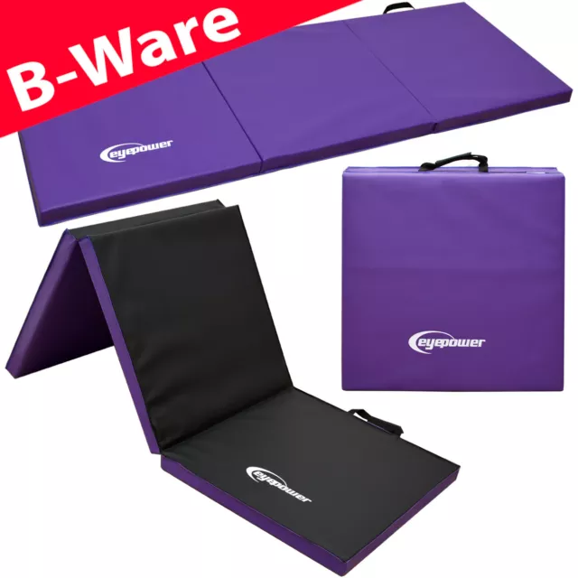 B-Ware XL Gymnastikmatte 180x60x5cm Turnmatte Sportmatte Fitness Weichbodenmatte