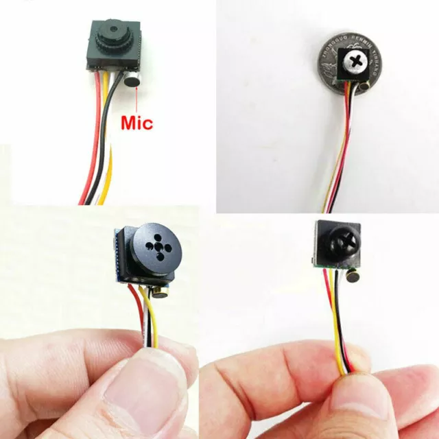 DIY HD Button 1200TVL color mini screw CCTV micro security Video smallest camera