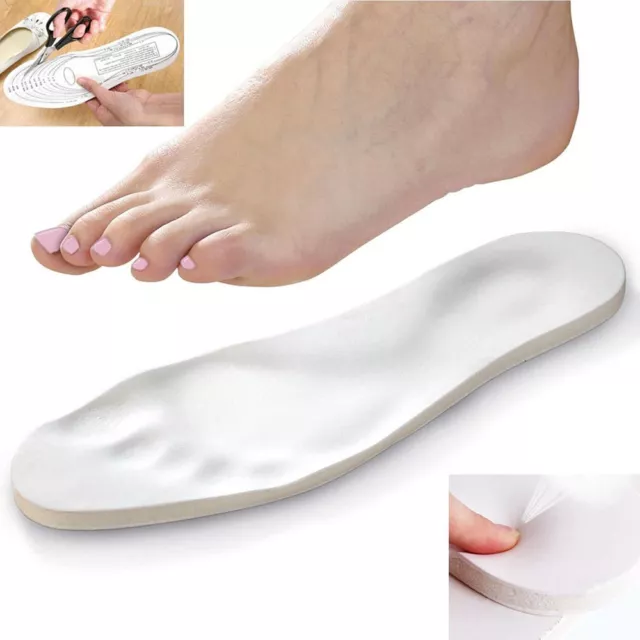 Coppia Di Solette In Memory Foam Piede Benessere Scarpe Calzature Comfort dfh