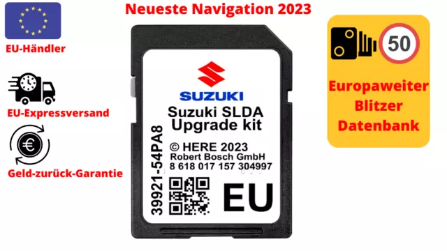 SUZUKI SLDA 2023-2024 EUROPA Navigation SD-Karte BOSCH - BRANDNEU! 39921-54PA8