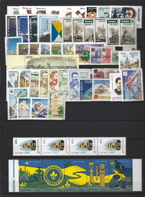 Rumänien Jahrgang 1997 komplett postfrisch
