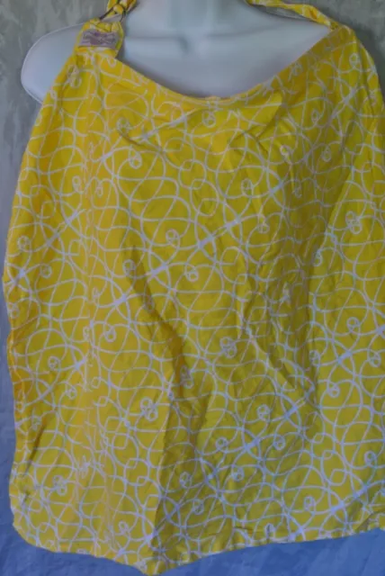 Women's Nursing Blanket For Privacy While Nursing Yellow in Color 3