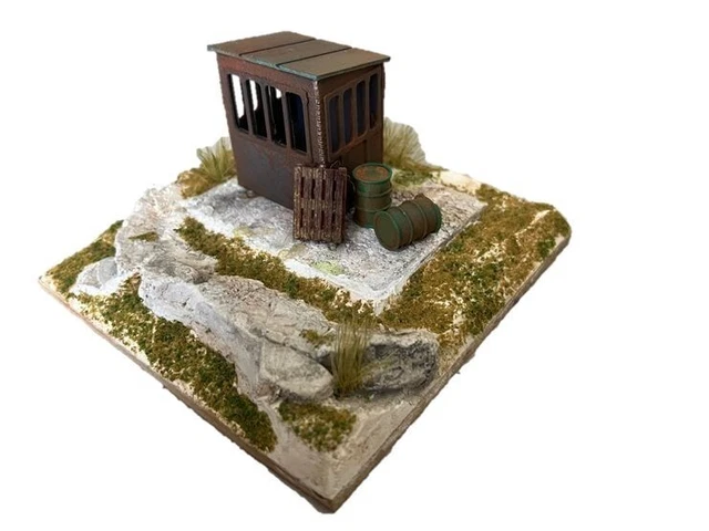 Maquette Train HO BEMO Cabane Chantier Tole Arrondi 6503 000 - Neuf