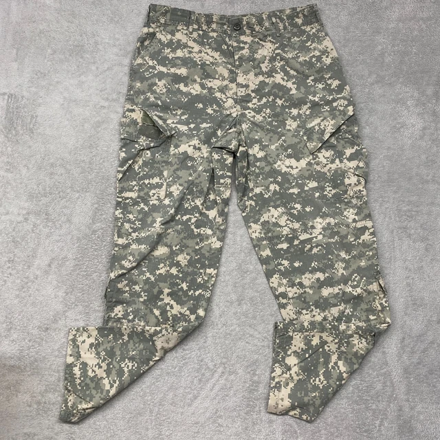 US Army Pants Large Long Green Beige Digital Camo Combat Cargo Trouser