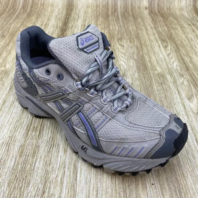 Asics GEL-Kahana Trail Running Shoes Womens Sz 6 TN774 Gray