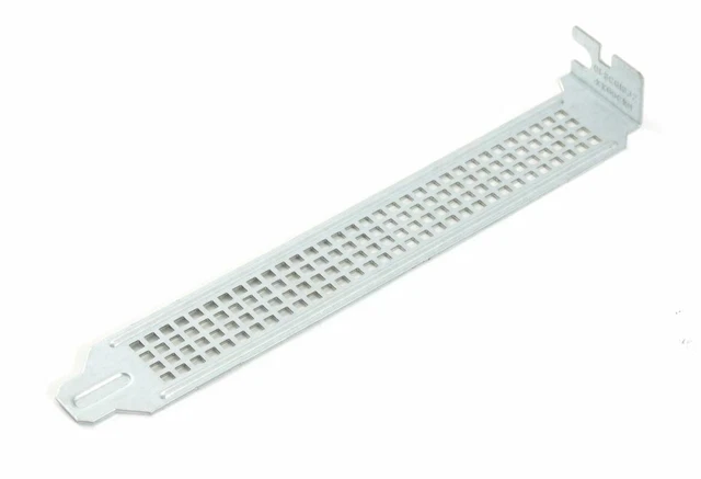 Perforated Low Profile PCI Slot Bracket - Ventilation Slot Plate With Holes For PC Case