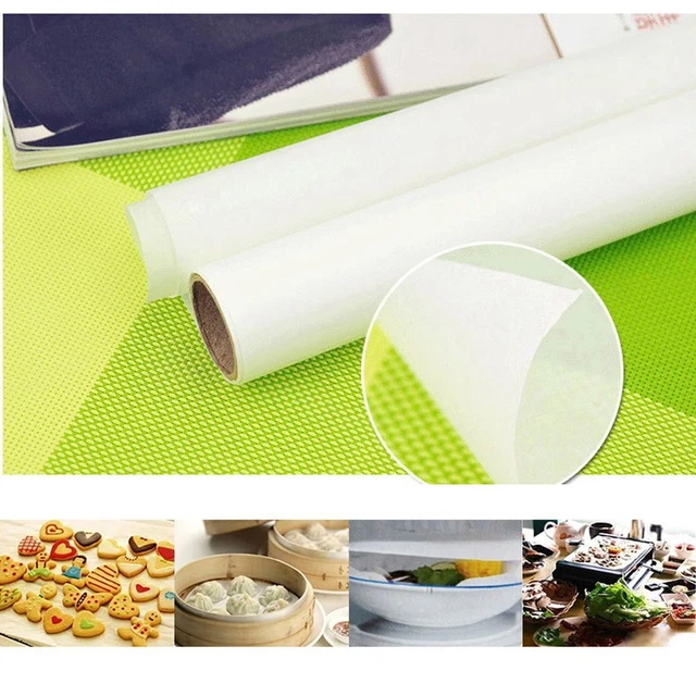 Aceite de bandeja para hornear - Hoja de galletas de papel para hornear a prueba de grasa pergamino
