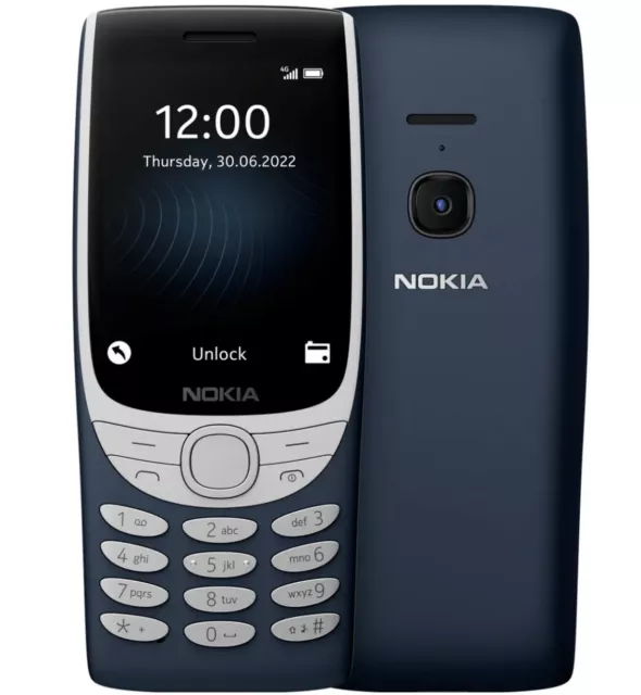 Brand New Nokia 8210 4G Unlocked- Dual SIM  Colour Screen Camera Radio Bluetooth