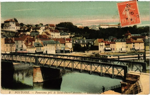 CPA PONTOISE - Panorama pris de Saint-Ouen-l'Aumone (68725)
