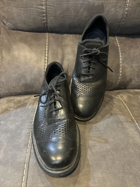 cole haan wingtip black